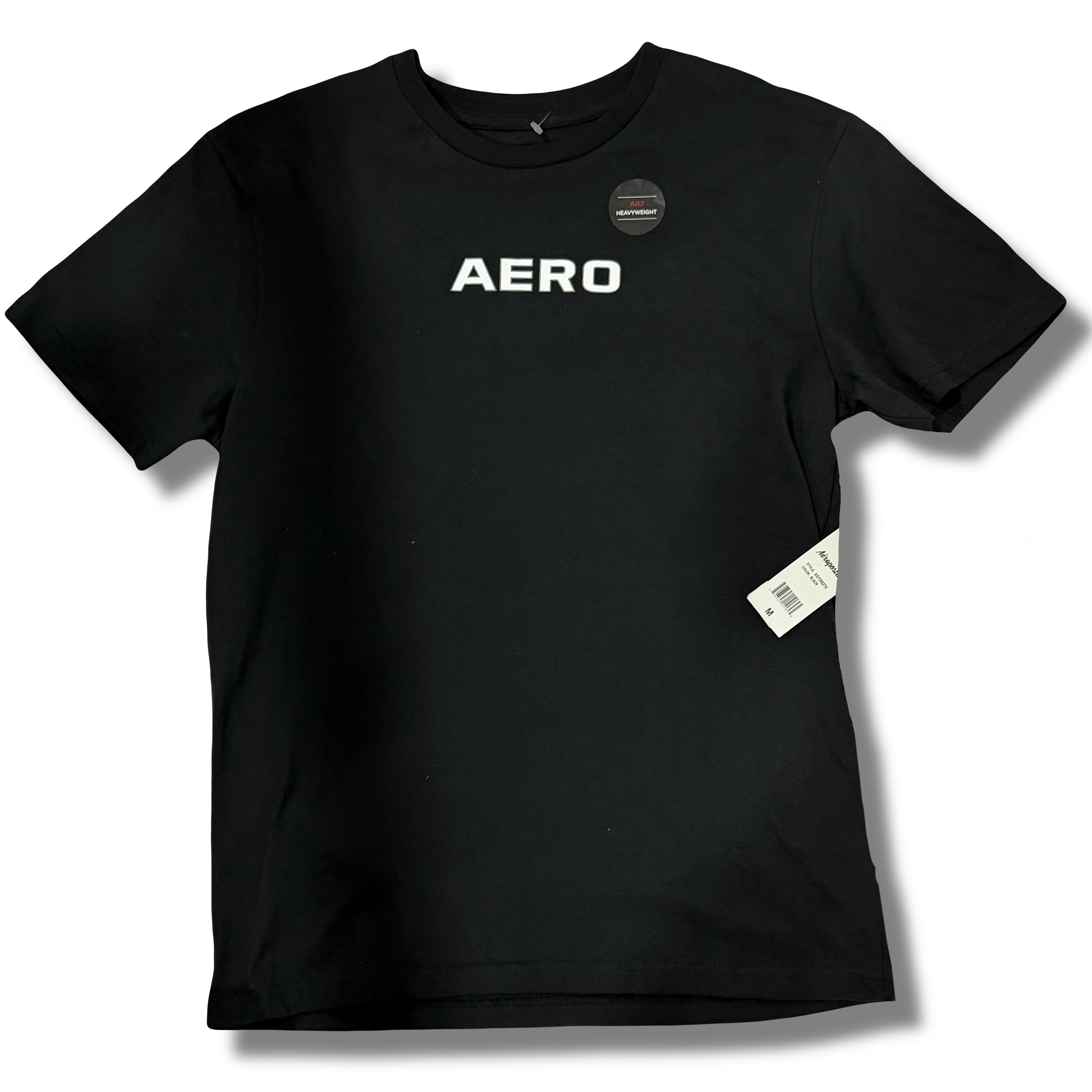CAMISA AEROPOSTALE NEGRA TALLA M CABALLERO
