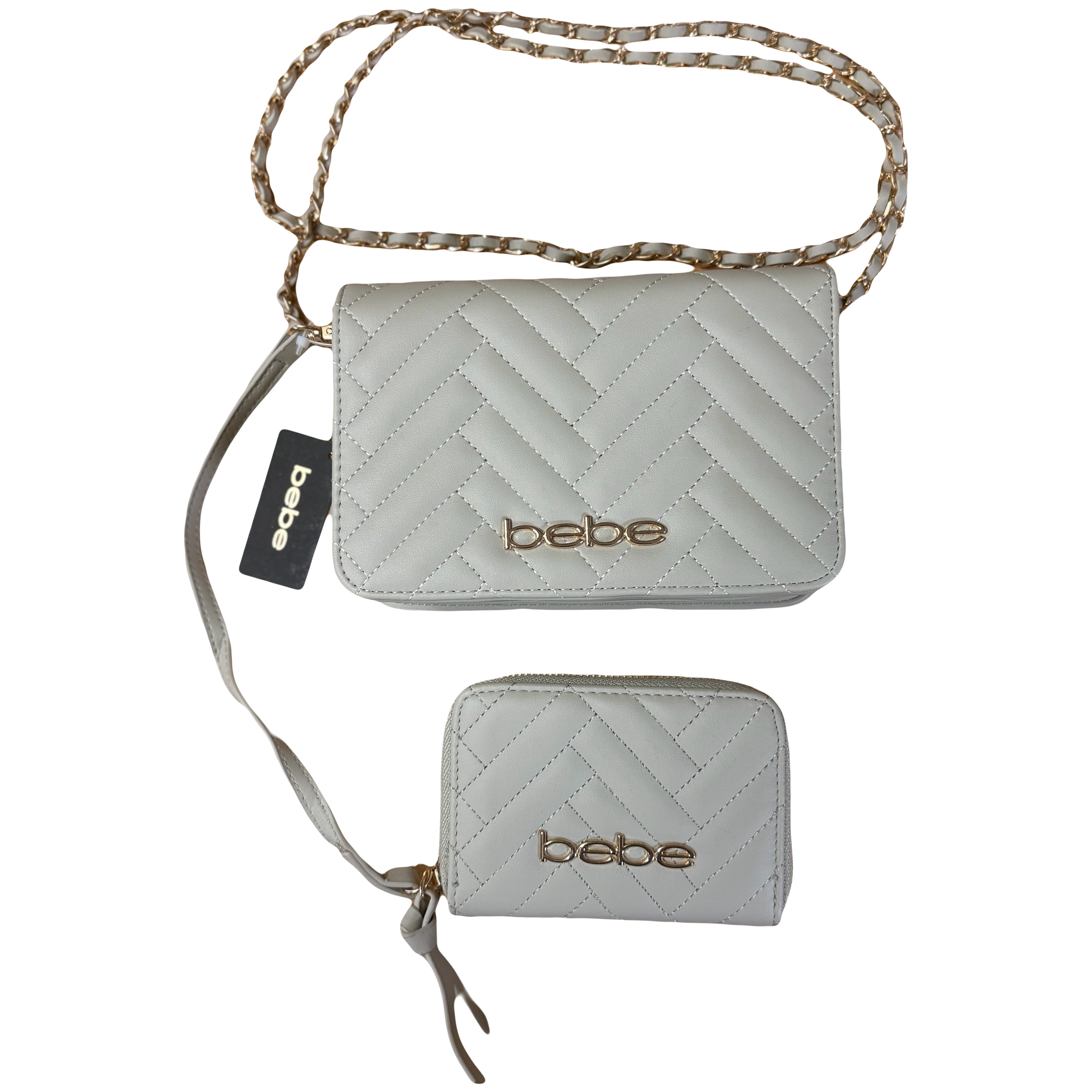 CARTERA CON MONEDERO BEBE BLANCO
