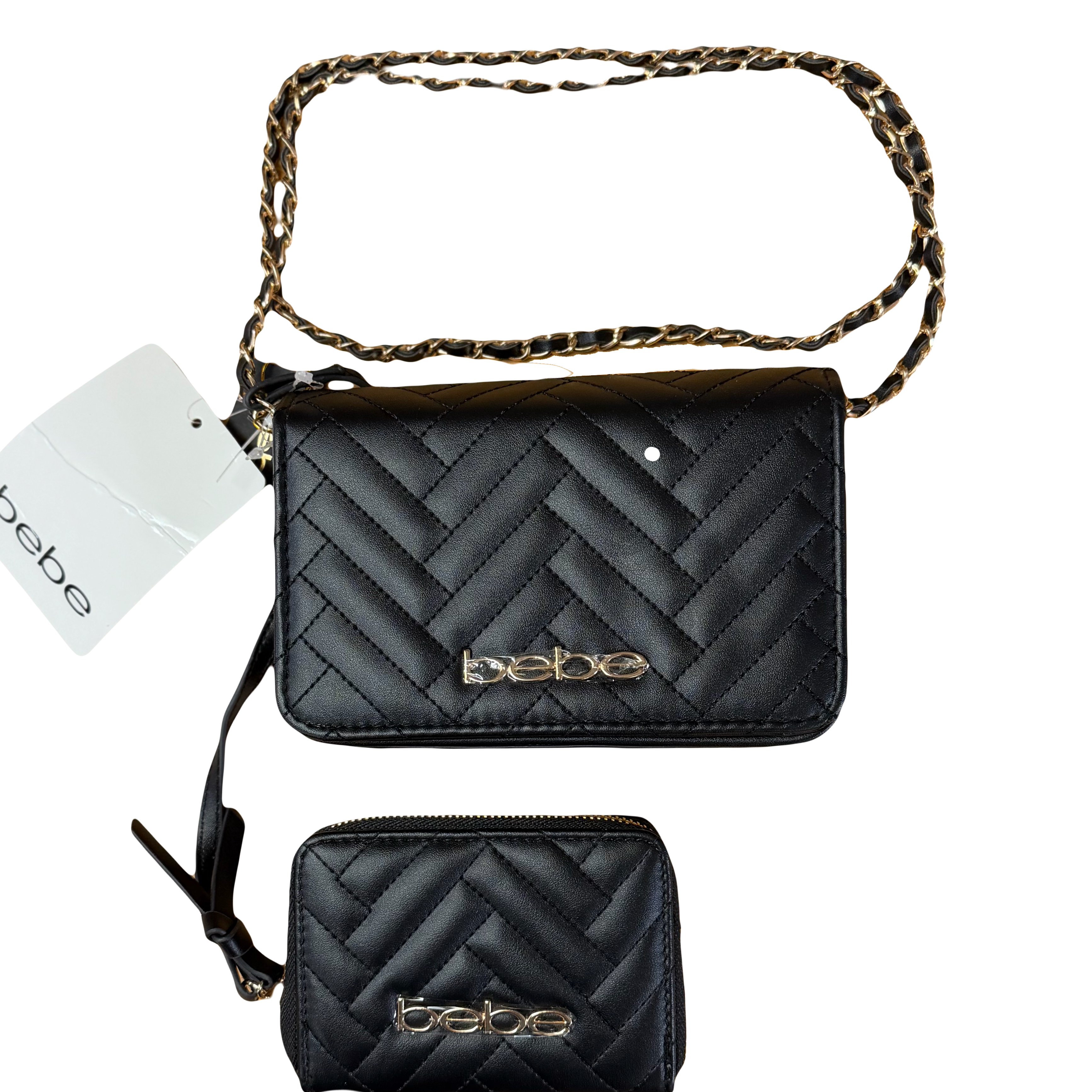 CARTERA CON MONEDERO BEBE NEGRO