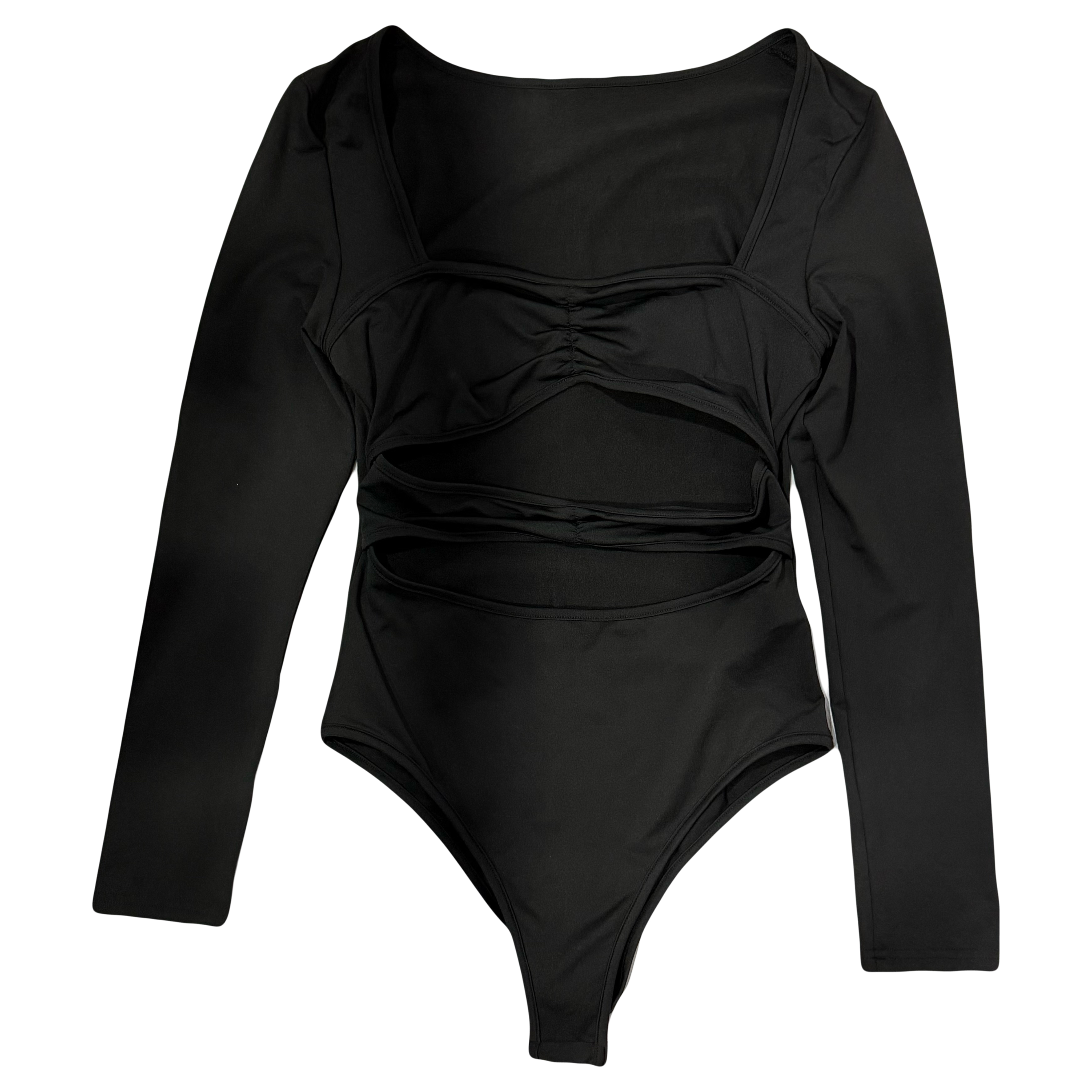 BODY NEGRO CON ABERTURAS TALLA M